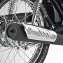 Honda TMX125 Alpha Feature : Chrome Nickel Muffler 